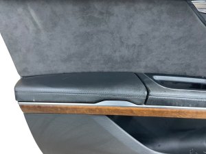 2019-2023 Audi A8 Black Door Interior Trim Panel - Front, Left (Driver) (Used OEM)