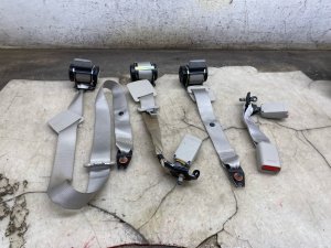 2019-2023 Genesis G70 Black Seat Belt Assembly Set - Rear, Left (Driver) (Used OEM)