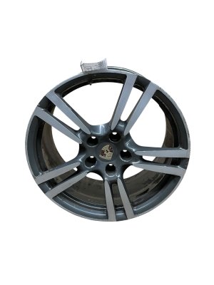 2010-2016 Porsche Panamera Silver 20x9.5 5 Double Spoke Silver Gray Alloy Wheel - Front (Used OEM)