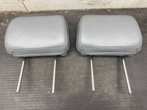2022-2025 Ford F-150 Lightning Gray Seat Headrest Set - Front, Right (Passenger) (Used OEM)