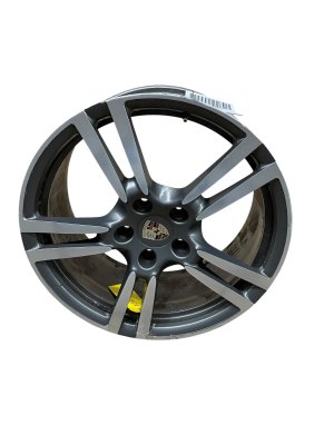 2010-2016 Porsche Panamera Silver 20x9.5 5 Double Spoke Silver Gray Alloy Wheel - Front (Used OEM)