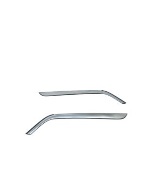 2020-2025 Hyundai Palisade Silver Quarter Window C-Pillar Garnish Molding - Rear, Left (Driver) (Used OEM)