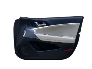 2022-2025 Genesis G70 Gray Door Interior Trim Panel Leatherette - Front, Right (Passenger) (Used OEM)