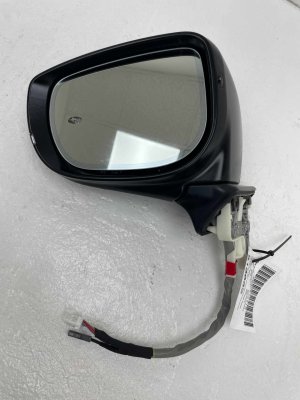 2025-2026 Subaru Forester Black Power Heated Auto Dimming Blind Spot Memory Camera Door/Side View Mirror - Front, Left (Driver) (Used OEM)