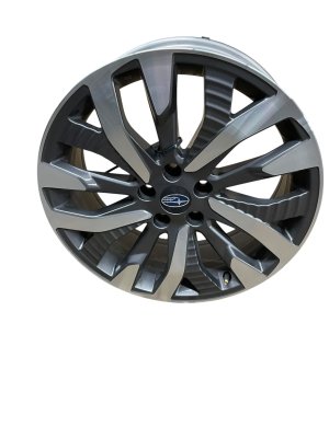 2025-2026 Subaru Forester Black 19x7.5 Machined Aluminum Wheel with Black Painted Pockets (Used OEM)