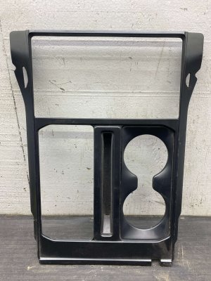 2022-2024 Ford F-150 Lightning Black Center Console Top Cover Trim Panel Bezel - Front (Used OEM)