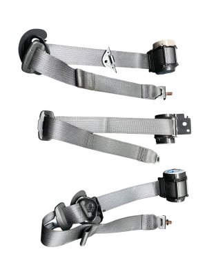 2023-2025 GMC Canyon Black Seat Belt Assembly Set - Rear, Right (Passenger) (Used OEM)