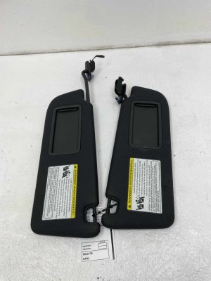 2005-2018 Audi A6 Black Sun Visor with Non-Illuminated Vanity Mirror - Right (Passenger) (Used OEM)