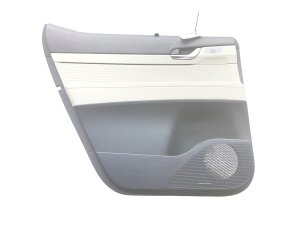 2023-2025 Hyundai Palisade Beige Door Interior Trim Panel with Sun Shade Roller - Rear, Left (Driver) (Used OEM)