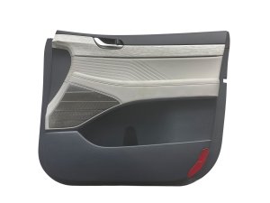 2023-2025 Hyundai Palisade Beige Door Interior Trim Panel with Quilted Leather - Front, Right (Passenger) (Used OEM)