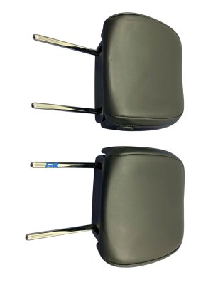 2015-2025 Porsche Macan Black Leather Headrest Set - Front, Right (Passenger) (Used OEM)