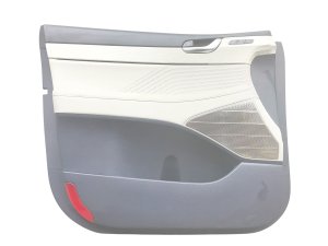 2023-2025 Hyundai Palisade Beige Quilted Leather Door Interior Trim Panel - Front, Left (Driver) (Used OEM)