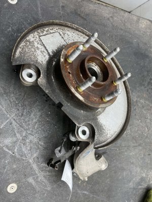 2023-2025 GMC Canyon Steering Knuckle and Wheel Hub Assembly - Front, Left (Driver) (Used OEM)