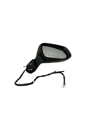 2020-2024 Toyota Highlander White Manual Folding Door/Side View Mirror - Front, Right (Passenger) (Used OEM)