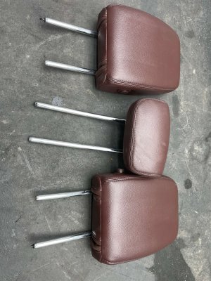 2022-2024 Ford Expedition Brown 3rd Row Seat Headrest Set - Right (Passenger) (Used OEM)