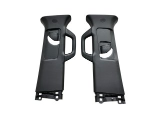 2024-2025 Toyota Land Cruiser Black B-Pillar Trim Panel Cover Set (Used OEM)