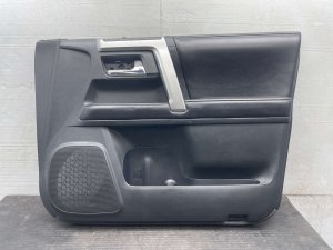 2014-2020 Toyota 4Runner Black Door Interior Trim Panel - Front, Right (Passenger) (Used OEM)