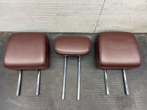 2022-2024 Ford Expedition Brown 2nd Row Bench Seat Headrest Set - Left (Driver) (Used OEM)
