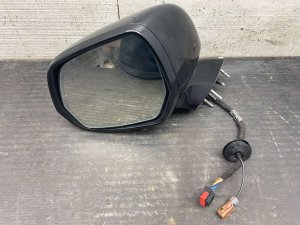 2020-2025 Lincoln Aviator Black Power Folding Door/Side View Mirror with Camera - Front, Left (Driver) (Used OEM)