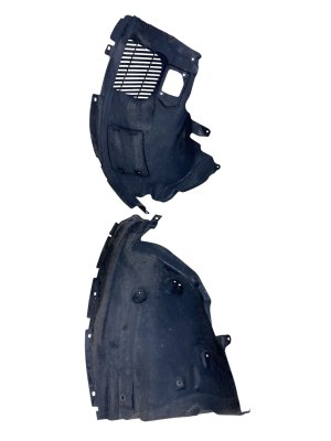 2018-2021 BMW X3 Forward and Rearward Fender Liner Splash Shield Set - Front, Right (Passenger) (Used OEM)