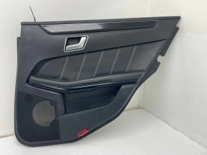 2014-2016 Mercedes-Benz E500 Black Door Interior Trim Panel - Rear, Right (Passenger) (Used OEM)