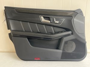 2014-2016 Mercedes-Benz E500 Black Door Interior Trim Panel - Front, Left (Driver) (Used OEM)