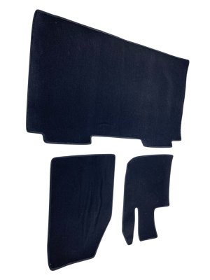 2024-2026 Tesla Cybertruck Black Front and Rear Carpet Floor Mat Set (Used OEM)