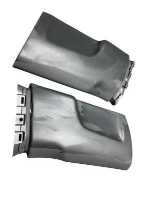  Tesla Model 3 Black Interior B-Pillar Trim Panel Set (Used OEM)