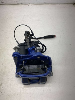 2018-2024 BMW X3 Blue Disc Brake Caliper with Electric Actuator - Rear, Right (Passenger) (Used OEM)