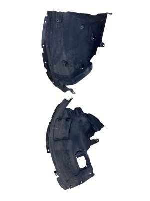 2018-2021 BMW X3 Forward and Rearward Fender Liner Splash Shield Set - Front, Left (Driver) (Used OEM)