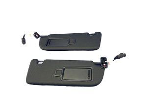 2019-2024 Audi A6 Black Sun Visor Set - Right (Passenger) (Used OEM)
