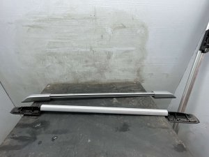 2010-2024 Toyota 4Runner Silver Roof Luggage Rack Rail Set (Used OEM)