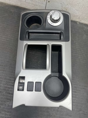 2010-2024 Toyota 4Runner Front Center Console Trim Panel with Drive Control Switch (Used OEM)