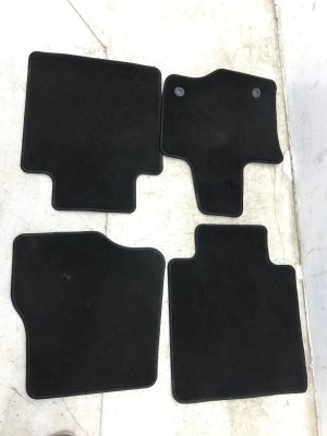 2021-2026 Ford F-150 Black Carpet Floor Mat Set - Front (Used OEM)