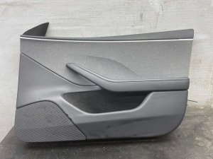  Tesla Model 3 Black Door Interior Trim Panel - Front, Right (Passenger) (Used OEM)