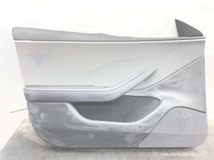  Tesla Model y Black Door Interior Trim Panel - Front, Left (Driver) (Used OEM)