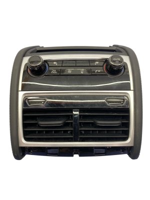 2017-2022 BMW 750i Black Center Console HVAC Control with Vents and USB Ports - Rear (Used OEM)