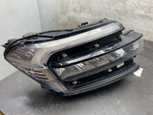2022-2024 Ford Expedition LED Headlight Assembly with Signature Lighting and Black Accents - Front, Right (Passenger) (Used OEM)
