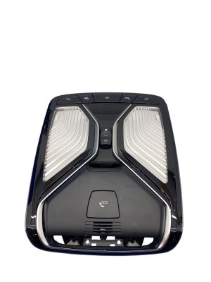 2016-2022 BMW 750i Black Overhead Console Light with Sunroof Control - Front (Used OEM)