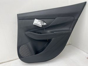 2020-2026 Nissan Sentra Black Door Interior Trim Panel - Rear, Right (Passenger) (Used OEM)