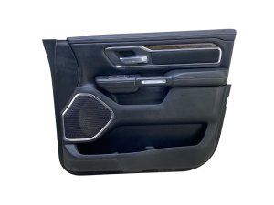 2019-2024 Ram 1500 Black Door Interior Trim Panel - Front, Right (Passenger) (Used OEM)