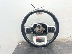 2021-2024 Ford F-150 Brown Heated Leather Steering Wheel - Front (Used OEM)