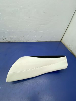  Tesla Model 3 White Seat Cushion Bolster - Rear (Used OEM)