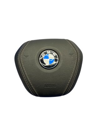 2016-2022 BMW 740i Black Steering Wheel Air Bag - Front (Used OEM)