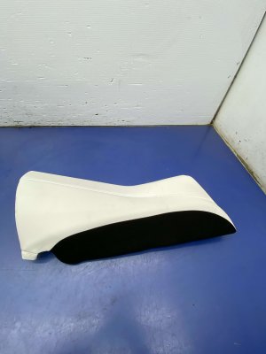  Tesla Model 3 White Seat Cushion Bolster - Rear (Used OEM)