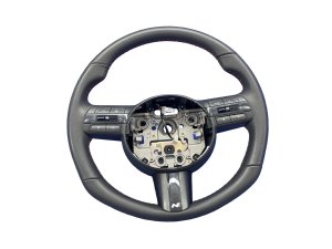 2024-2026 Hyundai Sonata Black N Line Leather Steering Wheel with Red Stitching - Front (Used OEM)