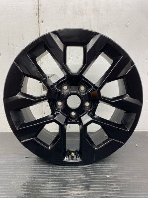 2023-2025 Kia Telluride Black 18x7.5 5-Double Spoke Painted Alloy Wheel (Used OEM)