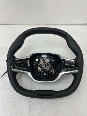 2021-2025 BMW 428i Black Heated Sport Steering Wheel with Dynamic Cruise Control Switches - Front (Used OEM)