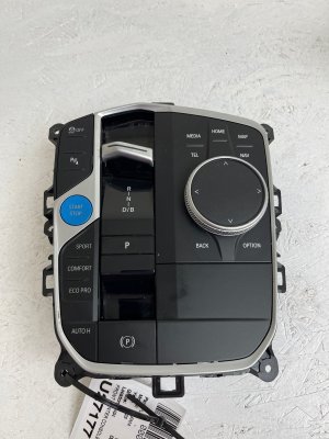 2021-2025 BMW 328i Floor Shifter and Multi-Media Control Switch Unit - Front (Used OEM)