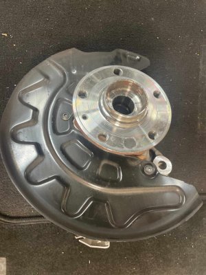 2025-2026 Volkswagen Tiguan Steering Knuckle Wheel Bearing Hub Assembly - Front, Left (Driver) (Used OEM)